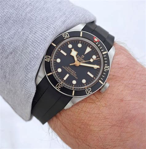 Rolex rubber straps black bay